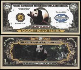 !!! SUA = FANTASY NOTE = PANDA - 2004 - UNC / SERIA SPECII AMENINTATE
