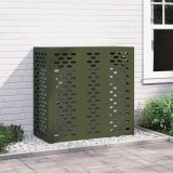 Cumpara ieftin Husă pentru aer condiționat Olivengr&oslash;nn 110 x 50 x 105 cm Oțel