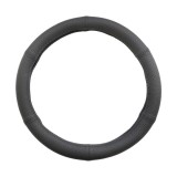 Husa Volan Umbrella Piele Naturala Perforata - Negru, 35-37 cm