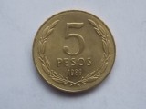 5 PESOS 1989 CHILE