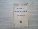 MANUAL DE LIMBA GERMANA - Cl. II -a - Traian Bratu - 1942, 171 p.