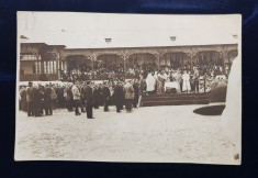 REGELE FERDINAND , REGINA MARIA SI PRINCIPELE CAROL - FOTOGRAFIE ORIGINALA foto