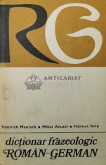 Dictionar frazeologic Roman-German - Heinrich Mantsch ($S133) foto