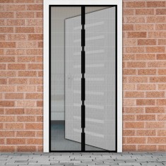 Plasa tantari pt. usi - inchidere magnetica, 100x210 cm - negru Best CarHome foto