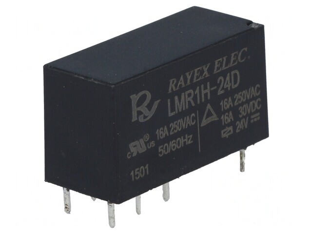 Releu Electromagnetic SPDT 24VDC 16A PCB
