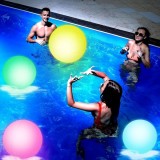 Set 10 Mingi Gonflabile Piscina Lumina LED Senzor Miscare XL-78 48cm 10xBRP