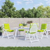 vidaXL Perne scaun cu spătar mic, 4 buc, vernil, țesătură Oxford 377705