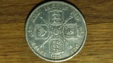Anglia Marea Britanie -moneda argint rara- 1 florin 1887 exceptionala - Victoria, Europa