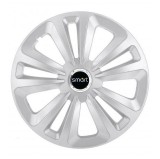 Cumpara ieftin Set 4 Capace Roti, potrivite jantelor de R14, pentru Smart, model terra cromat, Autohelix MSA