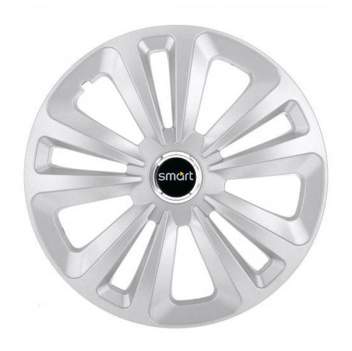 Set 4 Capace Roti, potrivite jantelor de R14, pentru Smart, model terra cromat