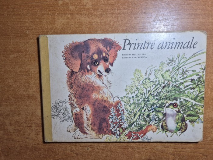 carte pentru copii - printe animale - din anul 1986