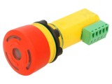 Comutator Siguranță ABB 22mm Buton Roșu Proeminent