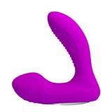 Stimulator Prostata Cu Functie Incalzire Lillian, Violet, 12 cm, Pretty Love