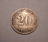 20 pfennig 1874 F