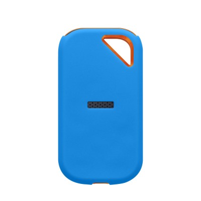 Husa de protectie Kwmobile pentru SanDisk E81 SSD, Albastru, Silicon, KWM000025FP002C foto