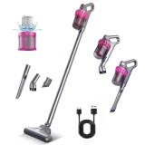 Aspirator vertical, fara fir, multifunctional, 3 viteze, putere 100 W, curatare praf eficienta, autonomie 30-45 min, cu accesorii pentru canapele si s