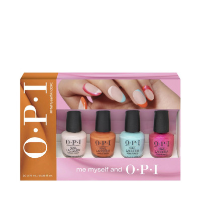 Set 4 nuante lac de unghii, Opi, Me, Myself and Colection, 4 x 3,75ml foto