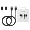 Cablu de date USB la Type-C, 2A, 480Mbps, 1.5m ( set 2) - Samsung (EP-DG930MBEGWW) - Black