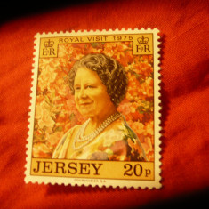 Serie 1 valoare Jersey 1975 - Vizita Reginei Elisabeta