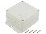 Carcasă Universală ABS Gri Deschis 120x120x60mm
