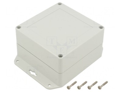 Carcasă Universală ABS Gri Deschis 120x120x60mm foto