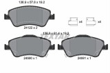 Set placute frana TEXTAR 2412201