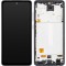 Display cu Touchscreen MP compatibil cu Samsung Galaxy A52 5G A526 / A52 A525 / A52s 5G A528, cu Rama, Versiune OLED, Negru