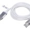 Cablu USB 3.0 RJ45 Goobay, 10m, alb, mufă A nichelată
