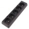 Conector AC Mamă Spliter 2P Negru 250V 16A