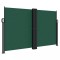 Copertina laterala retractabila, verde inchis, 140 x 1000 cm