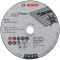Bosch Disc de taiere Expert for Inox A 60 R INOX BF; 76mm 1mm 10mm set 5 buc. ProAdvanced PowerfulTools