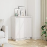 Cumpara ieftin Servantă albă 60x34x75 cm din lemn masiv de pin