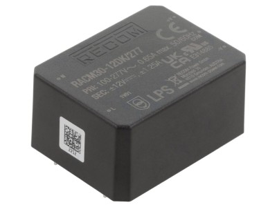 Convertor AC/DC PCB 30W 12V/-12V foto