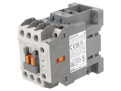 Contactor 3P NO 110VAC MC-22B cu Contacte Auxiliare NO NC foto