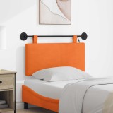 vidaXL Tăblie de pat suspendată Portocaliu Țesătură din corduroy 3424288