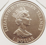 1441 Pitcairn 1 Dollar 1990 Elizabeth II (Establishment of Settlement) km 7, Australia si Oceania