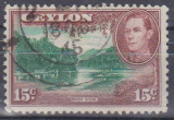 CEYLON, 1938, stampilat (G1)