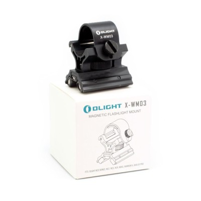 Suport cu prindere magnetica pentru lanterna, 3 magneti, WM03 foto