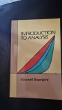 Introduction to Analysis - Maxwell Rosenlicht