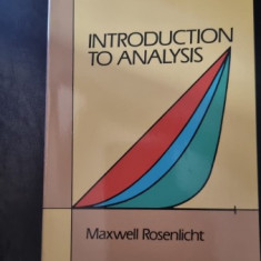 Introduction to Analysis - Maxwell Rosenlicht