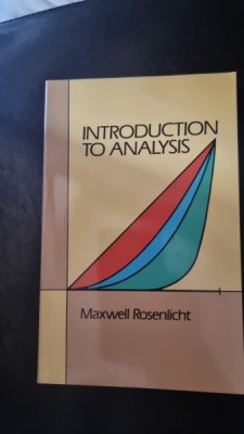 Introduction to Analysis - Maxwell Rosenlicht foto