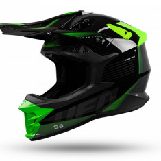 Casca enduro/ATV Ufo Intrepid, gri/negru/verde neon , marimea XL Cod Produs: MX_NEW HE156XL