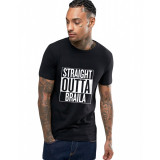 Tricou negru barbati - Straight Outta Braila - XL