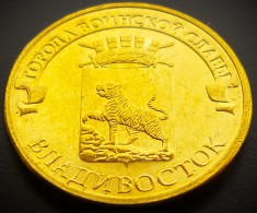 Moneda 10 RUBLE - RUSIA, anul 2014 * cod 4874 = UNC - Vladivostok foto