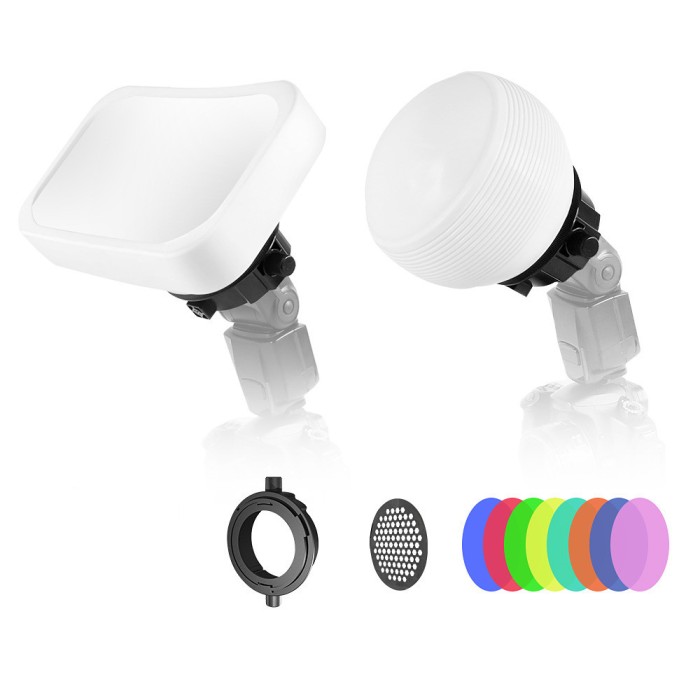 LENSGO D235 Silicon Diffuser pentru blitz speedlite.