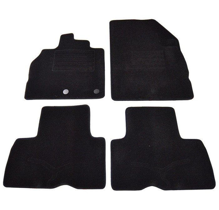 Covorase mocheta Renault Scenic 3 2009- Negre, set de 4 bucati AutoDrive ProParts
