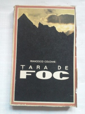 (C399) FRANCESCO COLOANE - TARA DE FOC foto