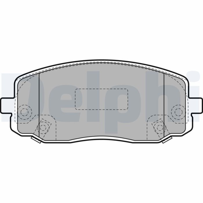DELPHI LP1933 set placute frana,frana disc