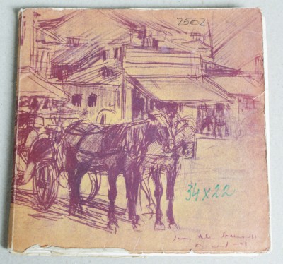 Jean Al Steriadi macheta albumului de desene si gravuri 1974 foto