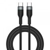 Cablu Date si Incarcare USB-C - USB-C WiWu Wi-C017, 100W, 1.2m, Negru, Universal